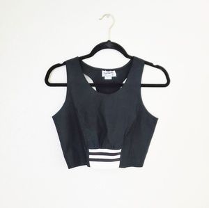 En Chante Black Crop Top